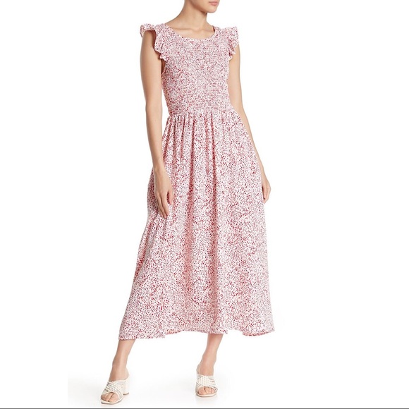 Nwt Melloday Smocked Maxi Dress 